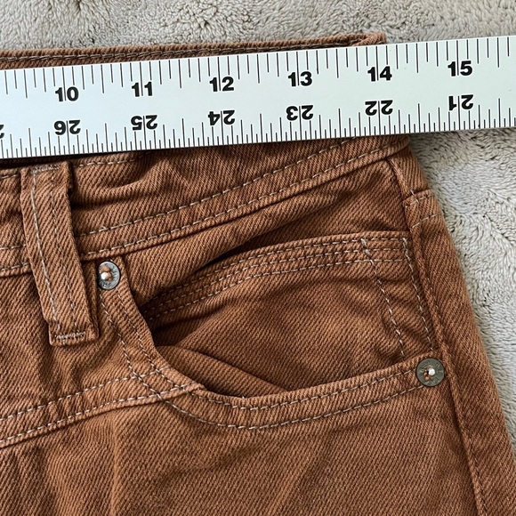 We The Free Shelby Low-Rise Boyfriend Jeans Relaxed Fit Size 24 Chocolate New - Picture 14 of 16